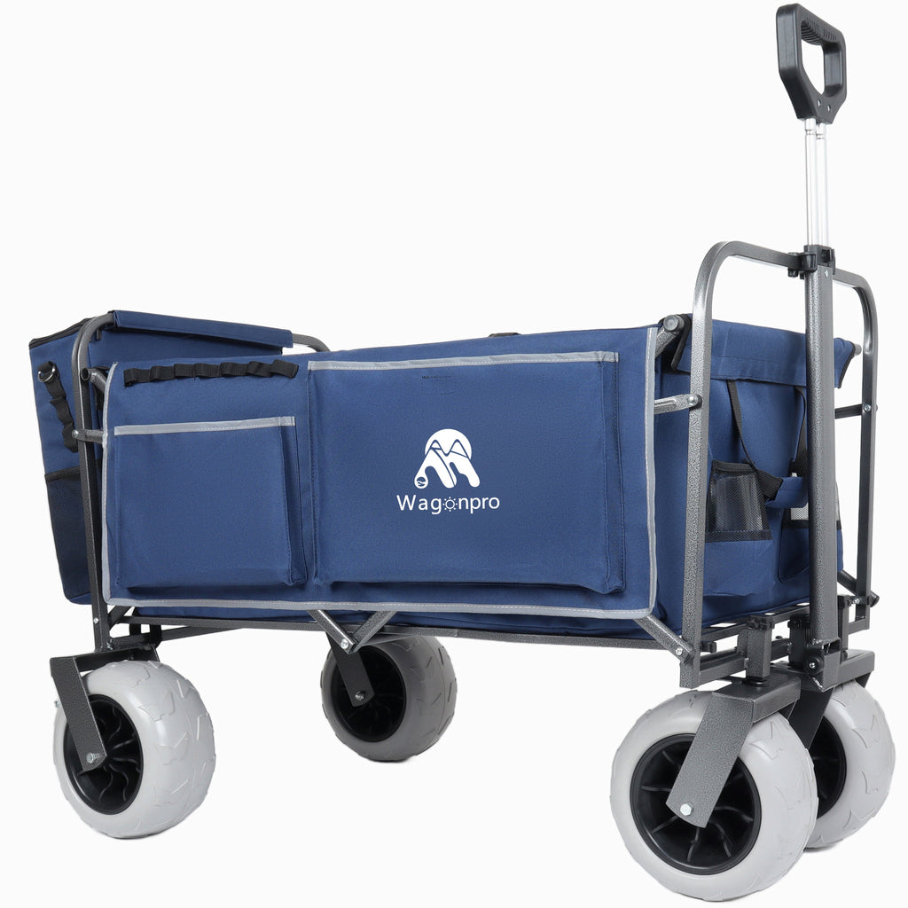 Beach Wagon with Big Wheels for Sand 500lbs Capacity